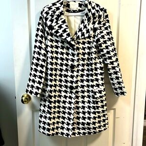 Kate spade hounds tooth tweed jacket.  Ladies size medium